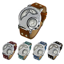 Luxury Brand Sports Men's Leather Band Analog Quartz Wrist watch Men full Steel Stainless watches  J4U66