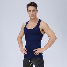 Men Body Shapers Vest Corsets Sleeveless Tee Shirt Tank Tops J4U66