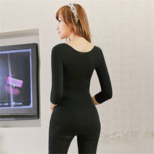 women body shapers crewneck vest waist trainer long sleeve tight-shirtss J4U66