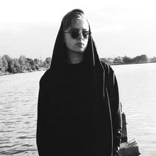 plus size black mens cloak hooded male streetwear sweatshirts hip hop full sleeves clothing hoodies m 5xl J4U66