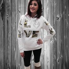 Casual Solid Couples Hoodies Sweatshirts Pullovers Turn-down Collar LOVE Print Kangaroo Pocket Hoodie J4U66