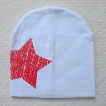 Baby Kids Girls Boy Soft Warm Cotton Hats Beanie Toddler Cute Stars Printed Hat Cap J4U66