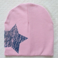 Baby Kids Girls Boy Soft Warm Cotton Hats Beanie Toddler Cute Stars Printed Hat Cap J4U66