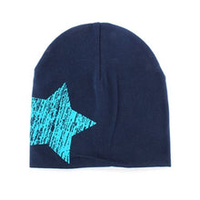 Baby Kids Girls Boy Soft Warm Cotton Hats Beanie Toddler Cute Stars Printed Hat Cap J4U66