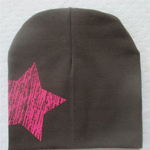 Baby Kids Girls Boy Soft Warm Cotton Hats Beanie Toddler Cute Stars Printed Hat Cap J4U66