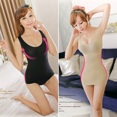 body shapers women sexy women waist trainer slim tops push up long vest underwear tops J4U66