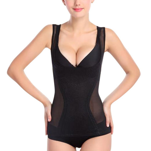 body shapers women waist trainer tummy control underbust shapewearcorset vest tank tops J4U66