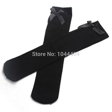 cotton kids baby bowknot stripes in tube 1~ years girls dress high stocking J4U66