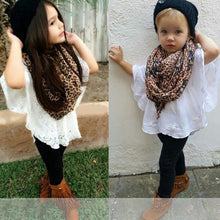 Cute Baby Kids Girls Lace T-shirts Batwing Sleeve Tops Blouse Casual Tee shirt  J4U66