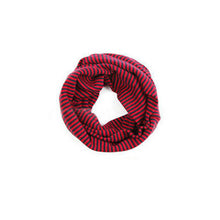 Kids Girls Boys Snood Scarf Neckerchief Stripes Infants Snow Scarves Warmer J4U66