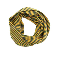 Kids Girls Boys Snood Scarf Neckerchief Stripes Infants Snow Scarves Warmer J4U66