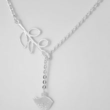Leaves And Bird With Clavicle Chain Pendants Necklace Jewelry Gift For Women Stylish  J4U66
