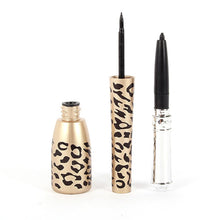 leopard dual use eyeliner waterproof liquid make up beauty cosmetic eye liner pencil pen makeup J4U66