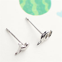 Lovely Charming Women Lady Silver Plated Heart LOVE Earrings Jewelry Gift  J4U66