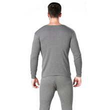 Men 2pcs Set Cotton Thermal Underwear Long Johns Tops Bottoms Pajama Sets 3 Colors P1 J4U66