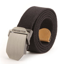 Men Buckle Waistband Handmade Military Canvas Casual Belts Cinturones Hombre J4U66