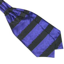Men's Stripes Long Silk Scarves/Cravat Ascot Neck Ties Handkerchief J4U66