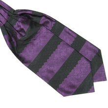 Men's Stripes Long Silk Scarves/Cravat Ascot Neck Ties Handkerchief J4U66