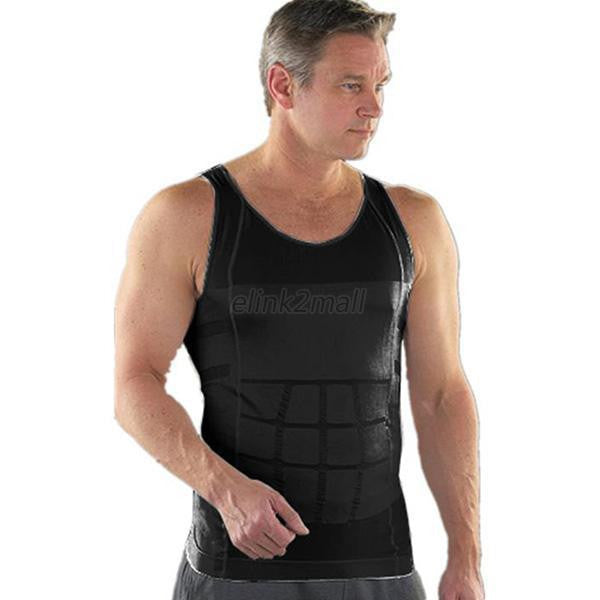 Men's Underwear Sauna Slimming Tummy Waist Body Shapers Wrap Belt Girdle Corset J4U66