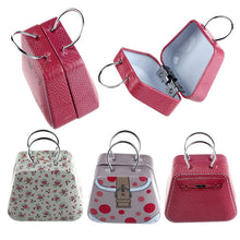 Cute Candy Jewelry Case Storage Box Mini Metal Capsule Handbag Tinplate Coin Bag Case J4U66