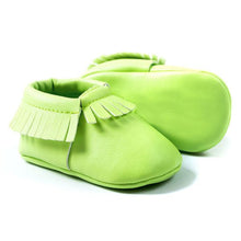 Newborn Baby Boy Girls Kids Tassel PU Leather Shoes Toddler Moccasin Soft Sole 0-18Months J4U66
