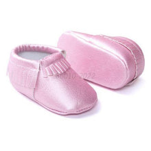Newborn Baby Boy Girls Kids Tassel PU Leather Shoes Toddler Moccasin Soft Sole 0-18Months J4U66