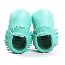 Newborn Baby Boy Girls Kids Tassel PU Leather Shoes Toddler Moccasin Soft Sole 0-18Months J4U66