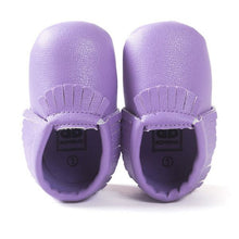 Newborn Baby Boy Girls Kids Tassel PU Leather Shoes Toddler Moccasin Soft Sole 0-18Months J4U66