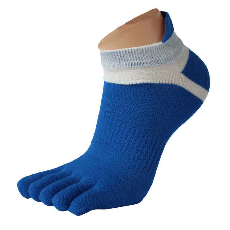Men Mesh Meias Socks Men Casual Five Finger Toe Socks Cotton four seasons&  J4U66