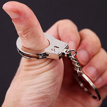 s Mini Size Handcuffs Keychain Keyfob Keyring Decoration Gift For Men women J4U66