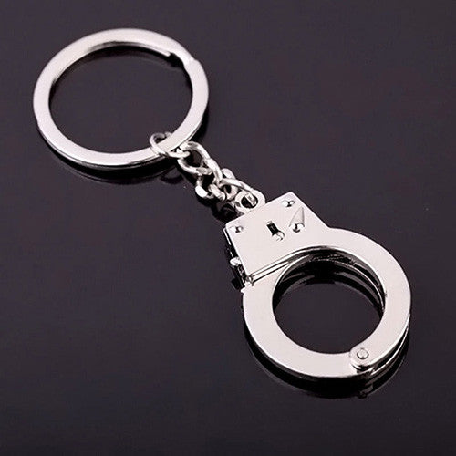 s Mini Size Handcuffs Keychain Keyfob Keyring Decoration Gift For Men women J4U66
