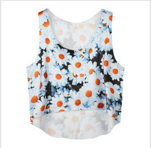 Style Women 3D Printed Vest Casual Sleeveless O-Neck Floral Tank Tops Slim Fitness Plus Size J4U66