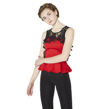 blusas sexy women lace crochet-shirtss sleeveless casual women blouses and tops plus size xxl J4U66