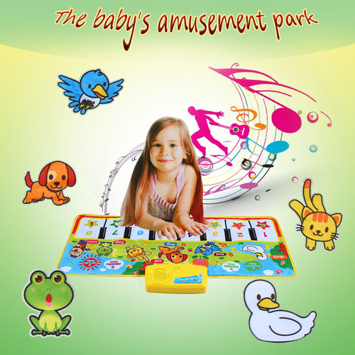 baby toys play matscolorful musical learning mat flash piano music blanket touch educational kids toys 71 2 cm J4U66