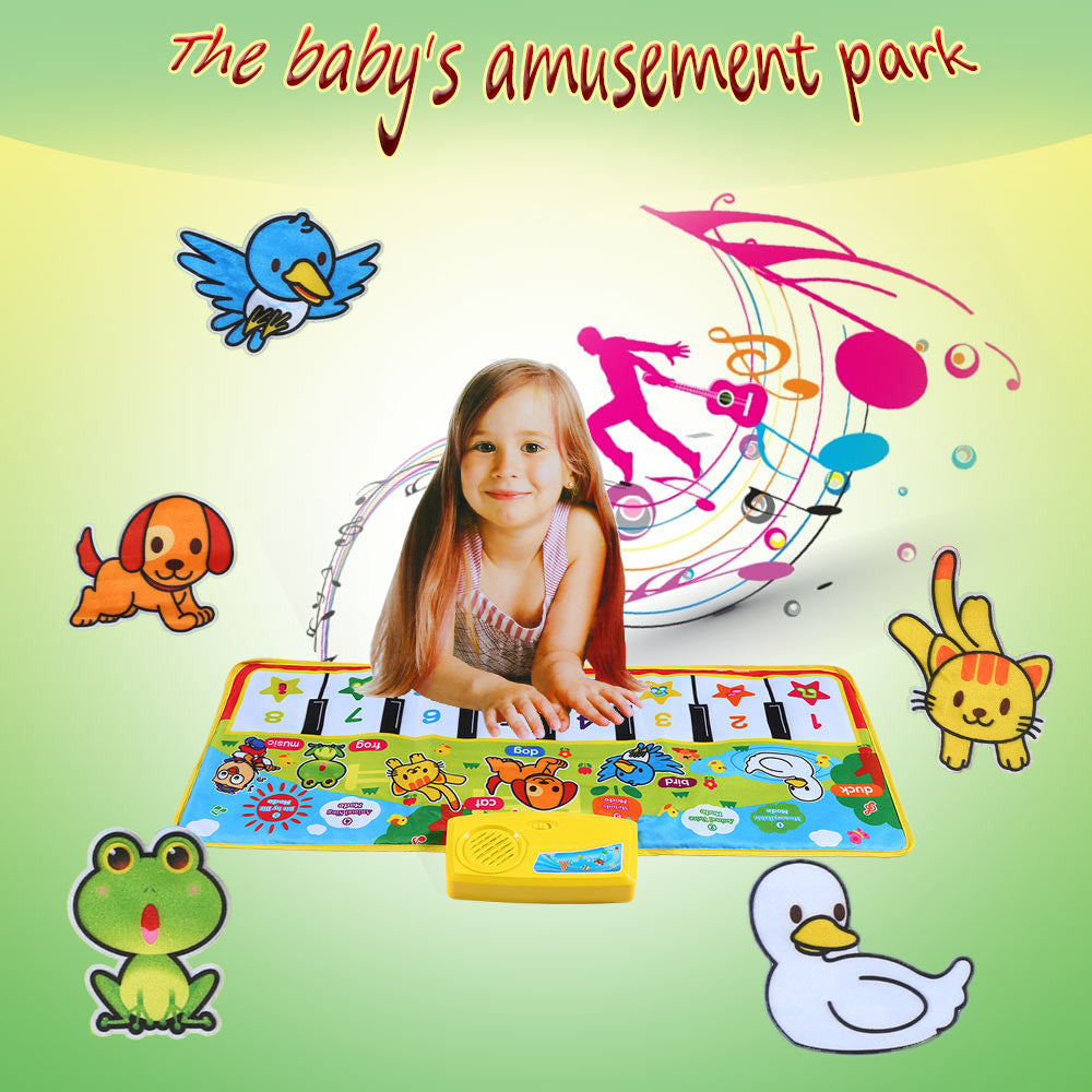 baby toys play matscolorful musical learning mat flash piano music blanket touch educational kids toys 71 2 cm J4U66