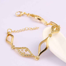 girl jewerly 18k gp zircon casual star women bracelet pulseira masculina bangle skgb004 J4U66