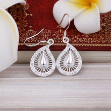 silver plated earing sterling silver jewelry inlaid stone earrings smte31 J4U66