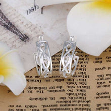 silver plated earing sterling silver jewelry style earrings smte37 J4U66