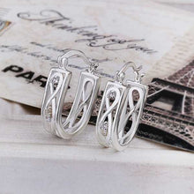 silver plated earing sterling silver jewelry style earrings smte37 J4U66