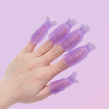 gel nail removercap 10pcsuv gel soak off removers device nail polish remove fingerclip caps 3colors J4U66