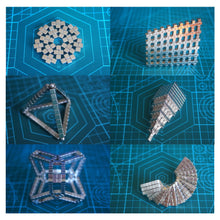 magnetic cube 5 mm 4 pieces neodymium magnets magnetic cube squares magic puzzle educational toy diy golden silver J4U66
