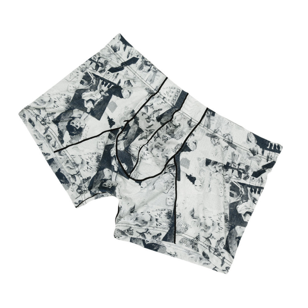 modal underwear men sexy mens boxers shorts pattern print comfortable breathable men underpants plus size l xxl J4U66
