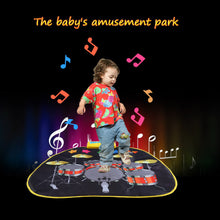 Musical Mat Jazz Drum Kids Toys Baby Music Play Mat Blanket Carpet Educational Toy forchildren 72 * 5 cm J4U66