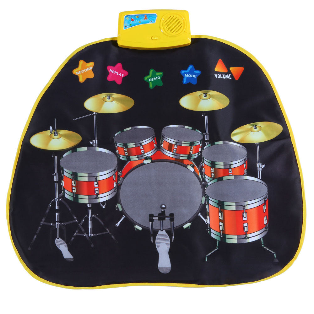 Musical Mat Jazz Drum Kids Toys Baby Music Play Mat Blanket Carpet Educational Toy forchildren 72 * 5 cm J4U66