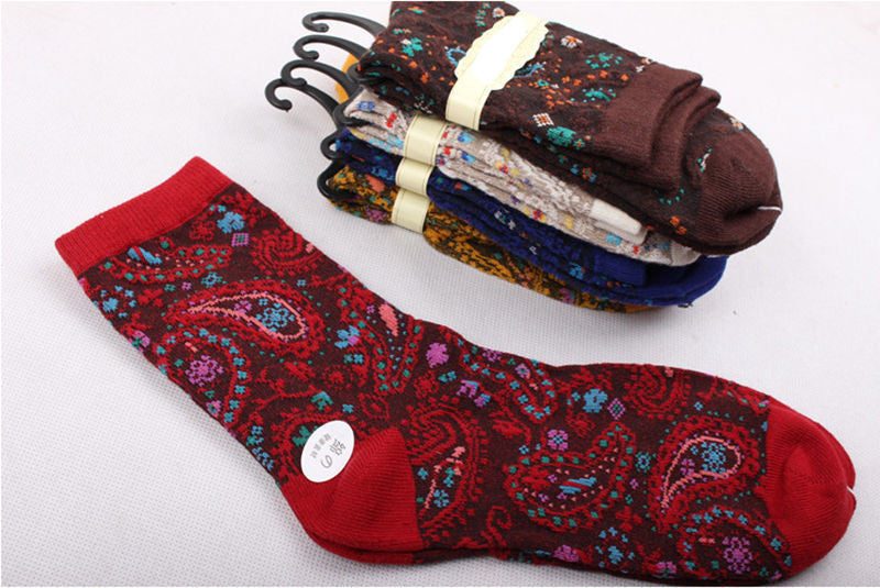 Women Men's Cotton Socks Printing Casual Socks Totem For Women  J4U66