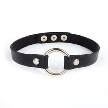 Punk Ladies Gothic Leather Choker Heart Chain Spike Rivet Buckle Collar Necklace J4U66