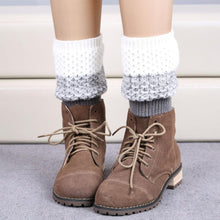 Women Ladies Crochet Knitted Shell Design Boot Cuffs Toppers Knit Leg Warmers Short Liner Boot Socks J4U66