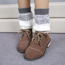 Women Ladies Crochet Knitted Shell Design Boot Cuffs Toppers Knit Leg Warmers Short Liner Boot Socks J4U66