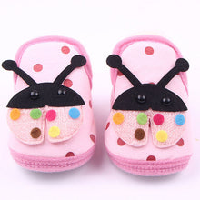 Super Cozy Newborn Baby Boy Ladybug Crib Shoes Toddlers Fleece Walking First Walkers J4U66
