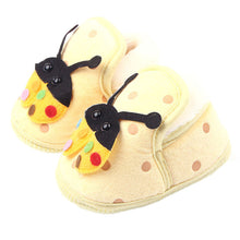 Super Cozy Newborn Baby Boy Ladybug Crib Shoes Toddlers Fleece Walking First Walkers J4U66